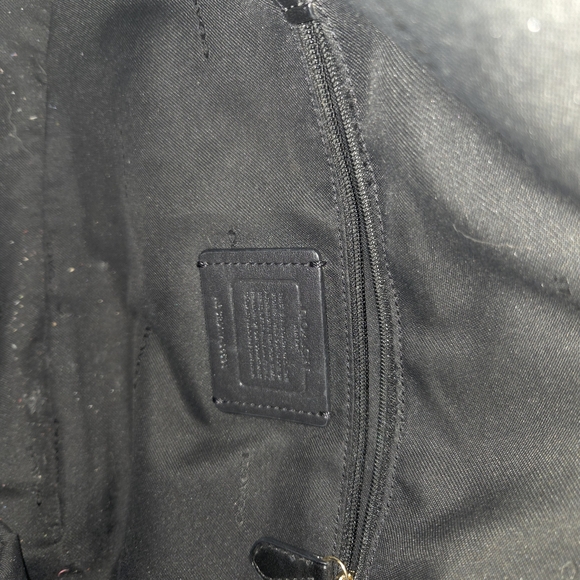 Coach Black Leather Shoulder Bag - Picture 14 of 14